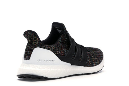 adidas Ultra Boost 4.0 Black Multi-Color White Heel Cage
