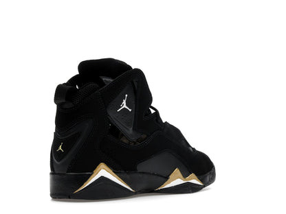 Jordan True Flight Black Metallic Gold White (GS)
