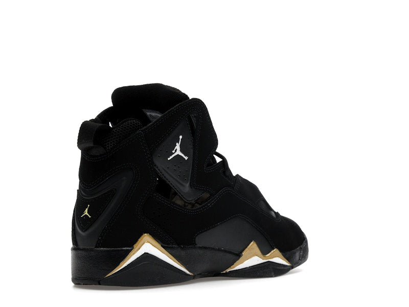 Jordan True Flight Black Metallic Gold White (GS)