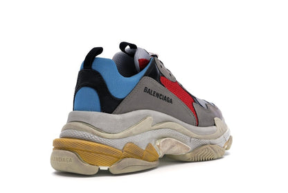 Balenciaga Triple S Grey Red Blue (2018 Reissue)