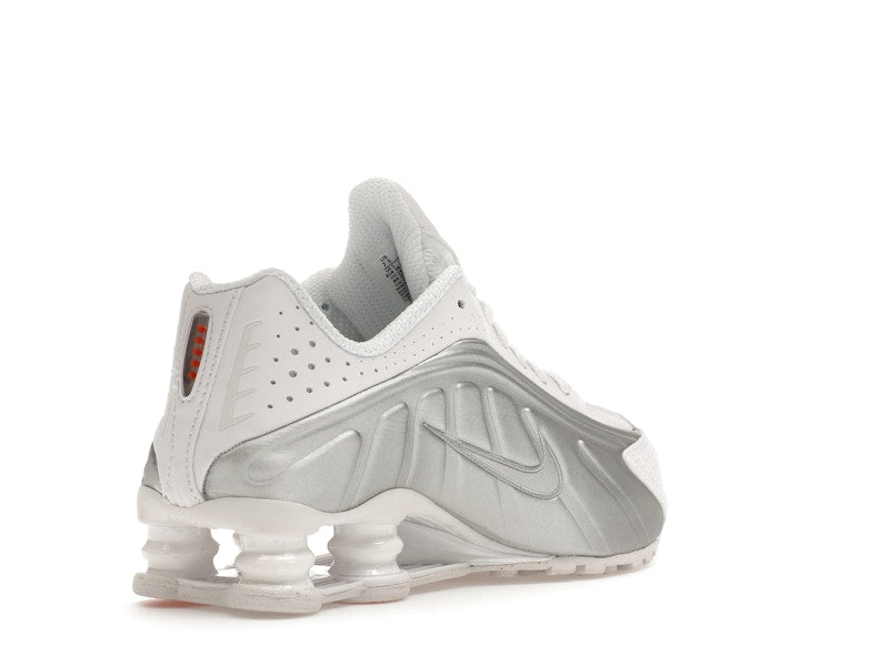 Nike Shox R4 White Metallic Silver (Women's)
