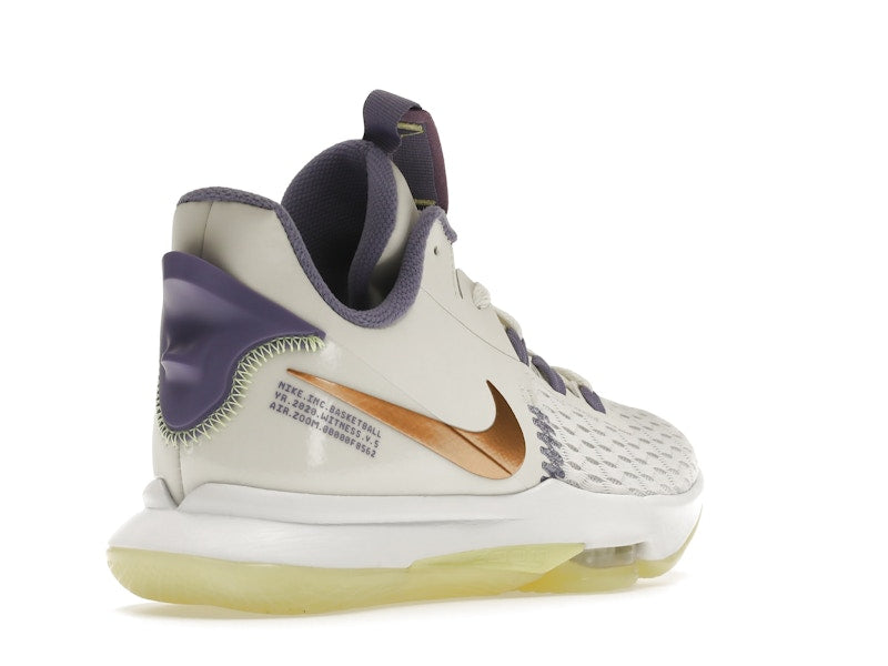 Nike LeBron Witness 5 Summit White Metallic Bronze