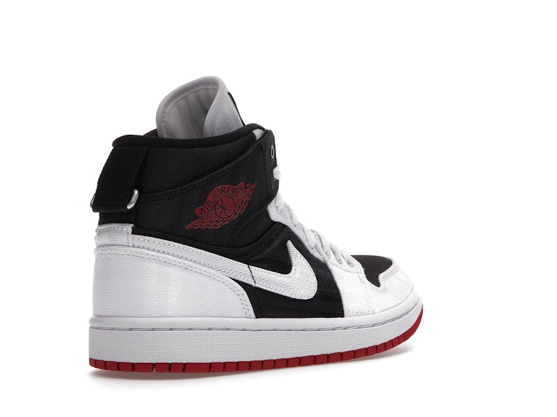 Jordan 1 Mid SE Utility Canvas White Black Gym Red (Women's)