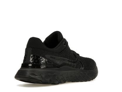 Nike React Infinity Run Flyknit 3 Triple Black (Women's)