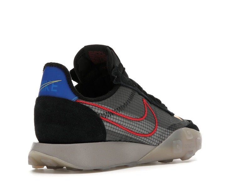 Nike Waffle Racer 2X Black Solar Flare University Red (Women's)
