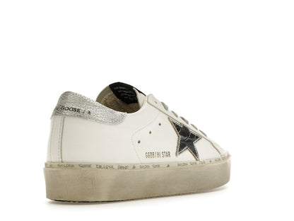 Golden Goose Hi Star White Silver (Women's)