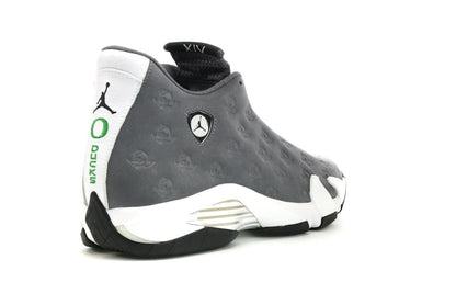 Jordan 14 Retro Oregon Ducks PE Grey