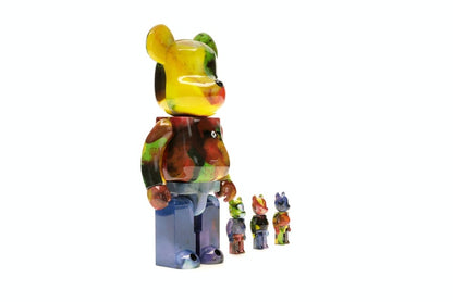 Bearbrick Pushead 4 pc Set 100% & 400% Set Multi