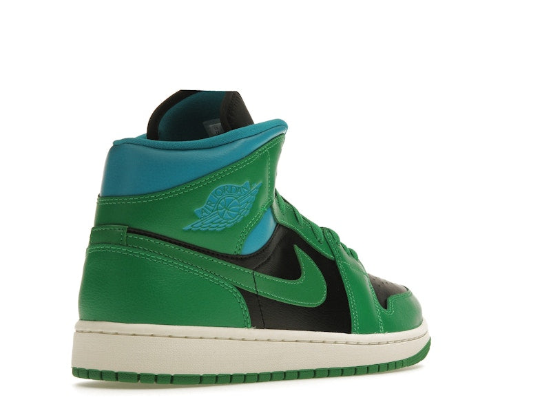Jordan 1 Mid Lucky Green Aquatone (Women's)