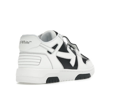 OFF-WHITE Out Of Office OOO Low Tops Black White