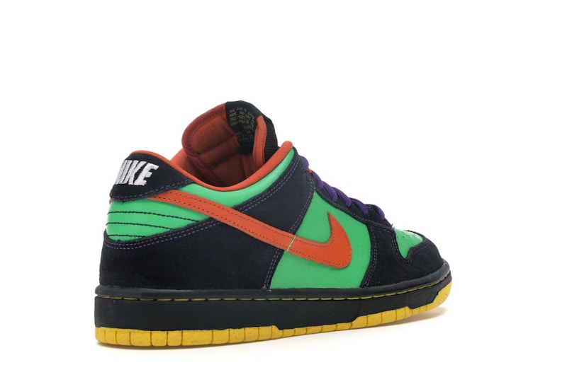 Nike SB Dunk Low Green Spark Hoop Orange