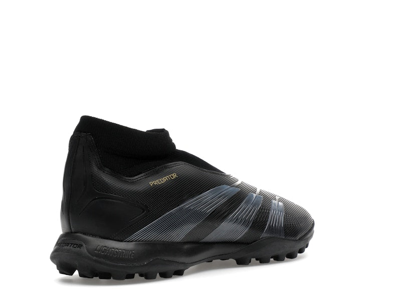 adidas Predator League Laceless Turf Core Black Carbon Gold Metallic