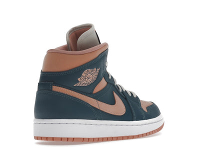 Jordan 1 Mid Dark Teal Green (Women's)