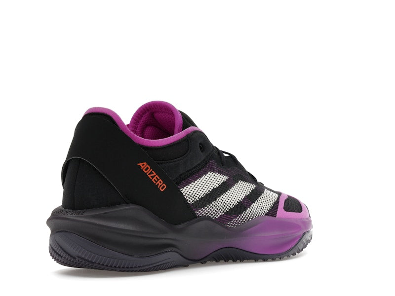 adidas Adizero Select 2.0 Low Core Black Purple Burst Aurora Black