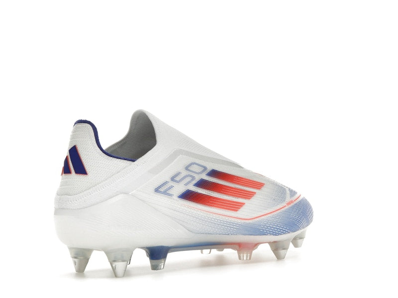adidas F50 Elite Laceless SG Cloud White Solar Red Lucid Blue