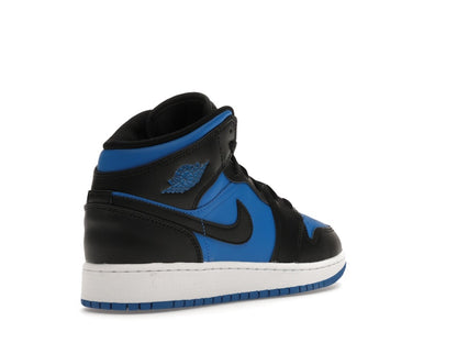 Jordan 1 Mid Black Royal Blue (GS)
