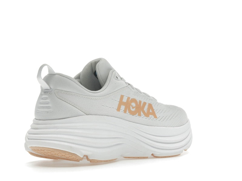 Hoka One One Bondi 8 White Cantaloupe (Women's)