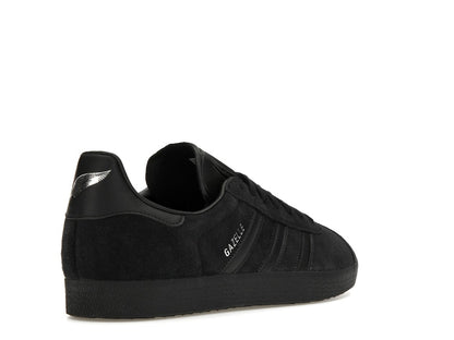 adidas Gazelle All Black Silver Metallic