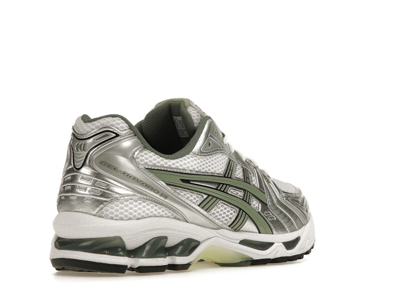 ASICS Gel-Kayano 14 White Pure Silver Slate Grey Sage