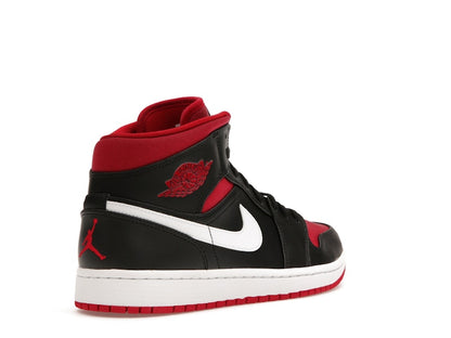 Jordan 1 Mid Black Gym Red White