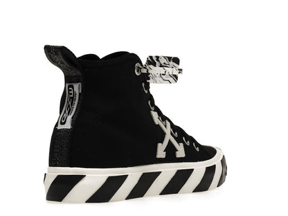 OFF-WHITE Vulcanized Mid Top Black White
