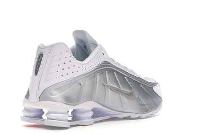 Nike Shox R4 White Metallic Silver