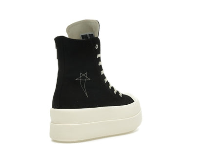 Rick Owens Hollywood DRKSHDW Double Bumper High Black Pearl Milk (Women's)