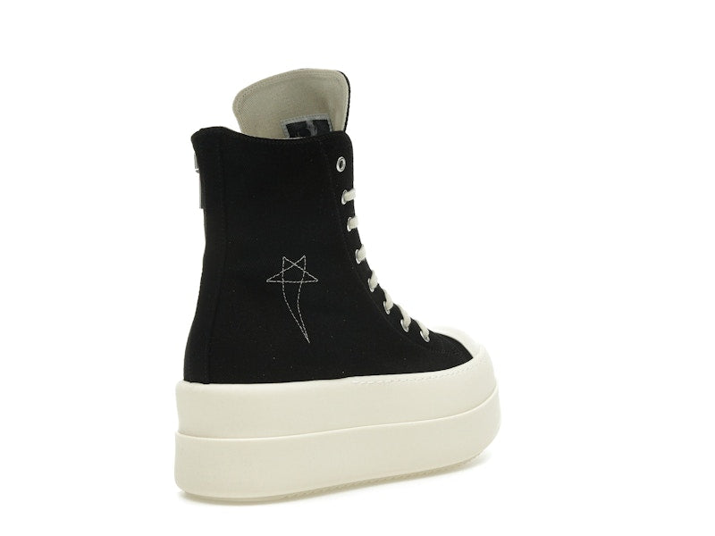 Rick Owens Hollywood DRKSHDW Double Bumper High Black Pearl Milk (Women's)