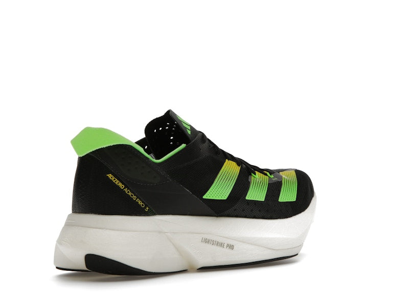 adidas Adios Pro 3 Black Beam Yellow Solar Green