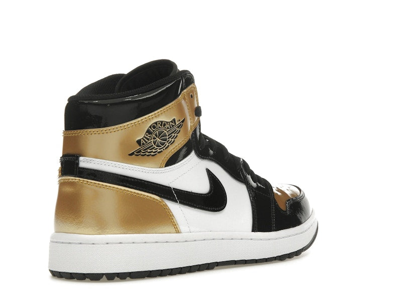 Jordan 1 Retro High Golf Patent Gold Toe