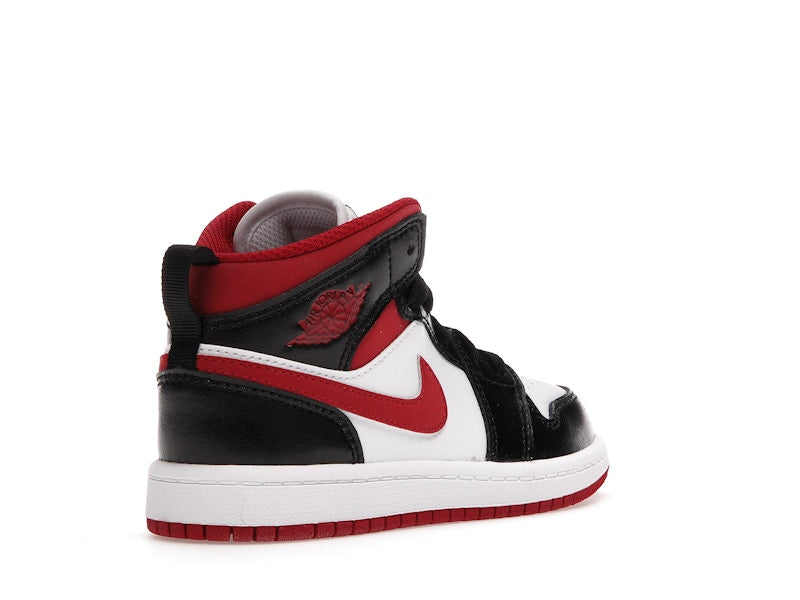 Jordan 1 Mid Gym Red Black White (PS)