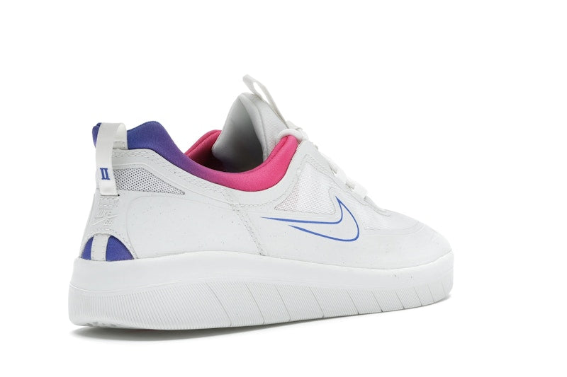 Nike SB Nyjah Free 2 Summit White Pink Blast Racer Blue