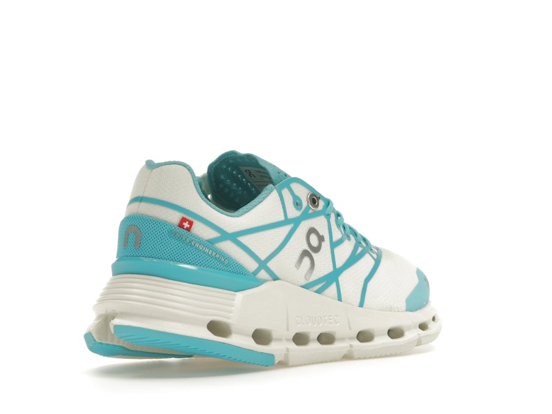 On Running Cloudnova Z5 White Cyan (Women's)