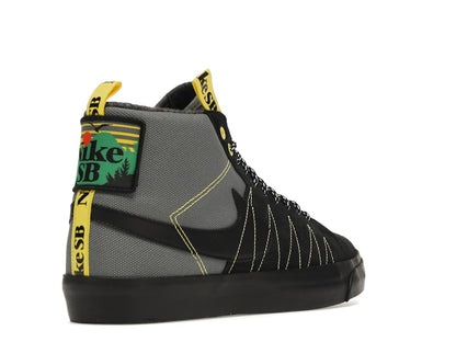 Nike SB Zoom Blazer Mid PRM Acclimate Cool Grey Yellow Strike