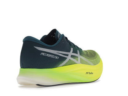 ASICS Metaspeed Sky+ Velvet Pine Safety Yellow