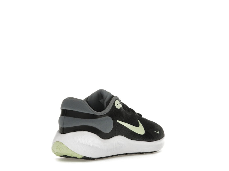 Nike Revolution 7 Black Smoke Grey White Barely Volt (GS)