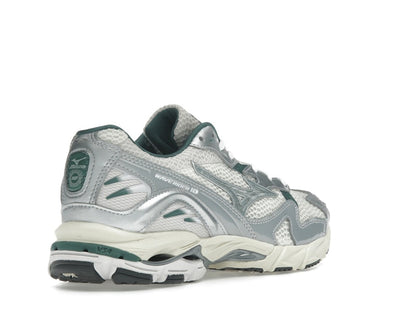 Mizuno Wave Rider 10 White Slate Bistro Green