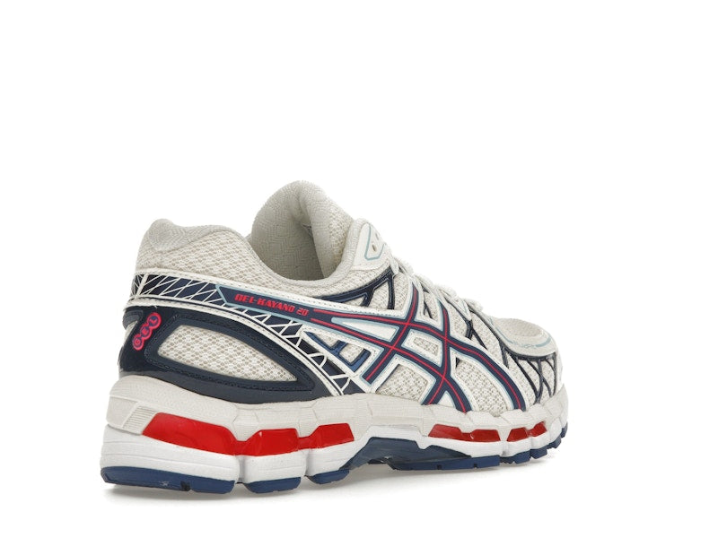 ASICS Gel-Kayano 20 Cream Blue Red