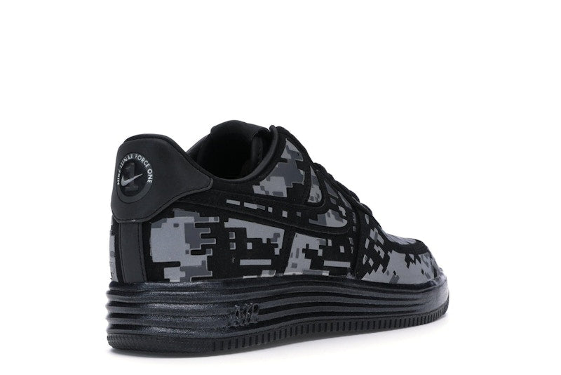 Nike Lunar Force 1 Low Digi Camo Black