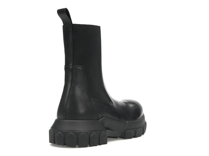 Rick Owens Lido Beatle Bozo Tractor Boots Black