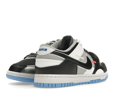 Nike Dunk Low Scrap Black Neutral Grey University Blue White