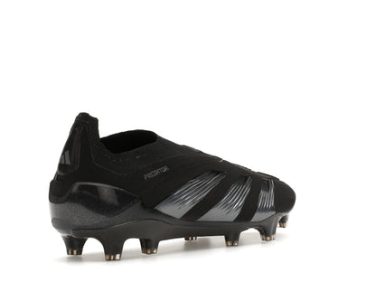 adidas Predator 24 Elite Laceless FG Core Black Carbon