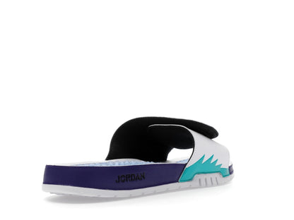 Jordan Hydro 5 Retro Slide White New Emerald Grape Ice Black