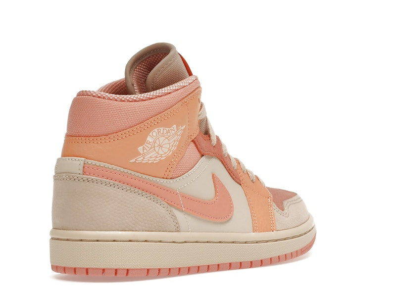 Jordan 1 Mid Apricot Orange (Women's)