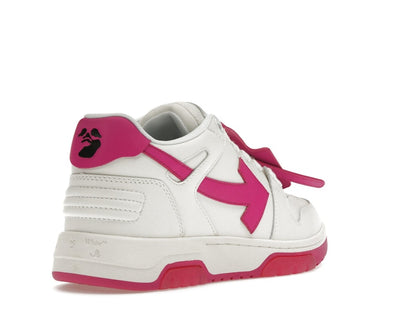 OFF-WHITE Out Of Office Calf Leather White Fuchsia (Women's)