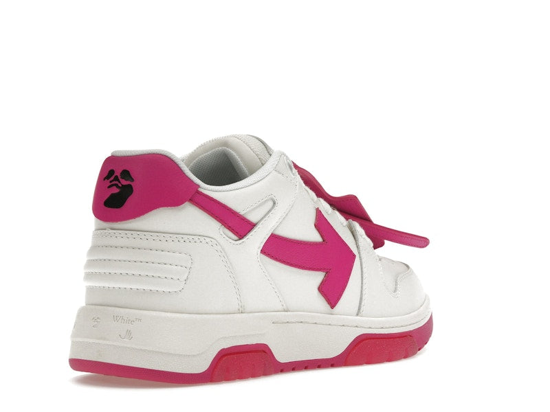 OFF-WHITE Out Of Office Calf Leather White Fuchsia (Women's)