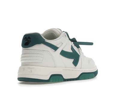 OFF-WHITE Out Of Office OOO Low Tops White Green (FW22)