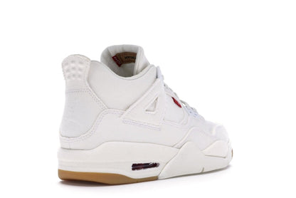 Jordan 4 Retro Levi's White (GS) (Blank Tag)