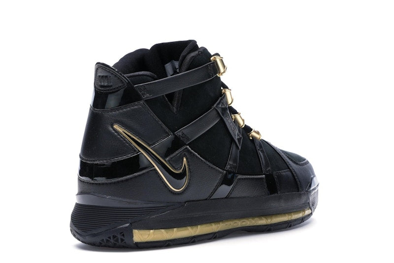 Nike LeBron Zoom 3 Black Metallic Gold