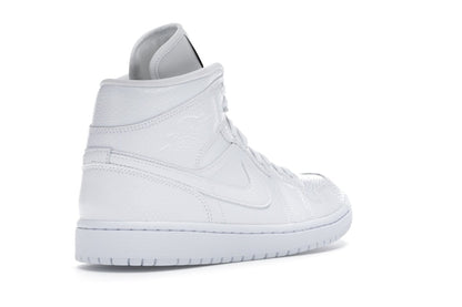 Jordan 1 Mid White Snakeskin (Women's)